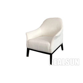 kaufen Kundenspezifischer Klubsessel-Einsitzer-hölzernes Sofa Chair Black Solid Wood-Bein mit Linern-Gewebe Online-Herstellung
