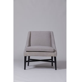 kaufen Mode-Wohnzimmer legt helles Grey Upholstered Single Sofa With-Schwarz-überzogene Basis hin Online-Herstellung