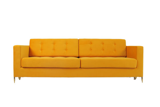 kaufen Modernes Wohnzimmer-Samt-Gewebe Sofa Couch 2240x960x820mm Online-Herstellung