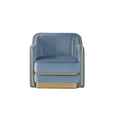 kaufen Einzelne zeitgenössische Wohnzimmer-Sofa With Gold Stainless Steel-Basis Online-Herstellung