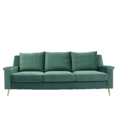 kaufen Forest Green ODM-Wohnzimmer Sofa With Metal Leg Online-Herstellung