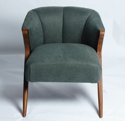 kaufen Im amerikanischen Stil Lehnsessel-Sofa Chair With Solid Wood-Beine des gewebten Materials Online-Herstellung