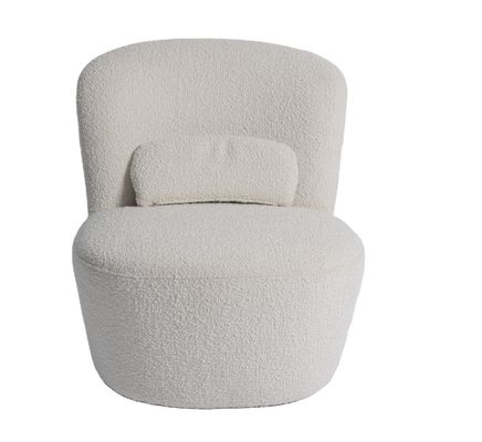 kaufen Einzelner beige Samt-Lehnsessel-modernes Gewebe Sofa Chair 75*82*70cm Online-Herstellung