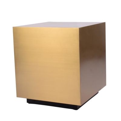 kaufen Polierter schwarzer quadratischer Wohnzimmer-MessingstahlCouchtisch 50x50x55cm Online-Herstellung