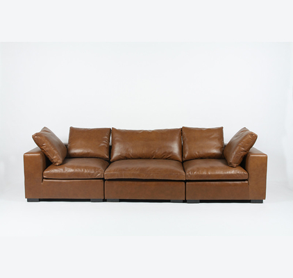 kaufen Schüchtern Sie Sitzer modernen ledernen Sofa Set For Living Room des Leder-3 ein Online-Herstellung
