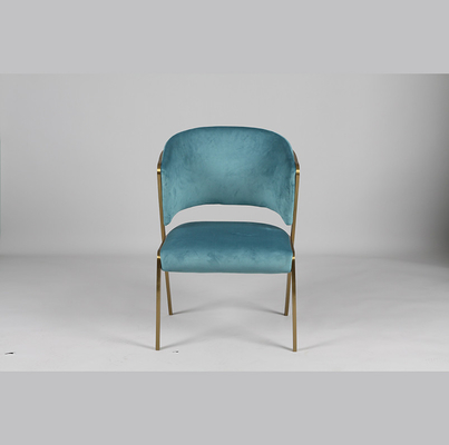 kaufen Gepolstertes Sillas Blue Velvet, das Stuhl für Küchen-modernes nordisches speist Online-Herstellung