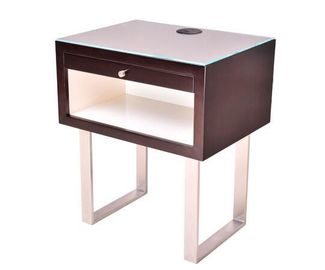 Guter Preis Schlafzimmer-fester hölzerner Nachtstand für Fünf-Sternehotel-/Metallfeld-Bett-Seiten-Tabellen Online
