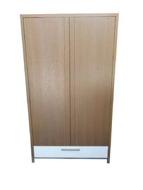 Guter Preis Metallhaltige das 2 Tür-hölzerne Hotelzimmer-Garderobe/Wandschrank mit Fächer ISO listeten auf Online
