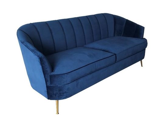 Guter Preis Couchsamt-Polsterungsmöbel des neuen Modells 2018 blaue für die Heirat des Mietsofas Online
