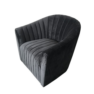 Guter Preis Zeitgenössisches einzelnes Sofa des fantastischen neuen Entwurfs, schwarzes Samtsofaereignis-Hochzeitssofa Online