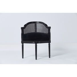 Guter Preis Schwarze Samt-Möbel-Esszimmer-Stühle, leistungsfähige zeitgenössische speisende Stühle Online