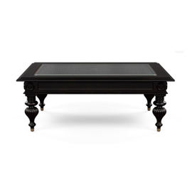 Guter Preis Antikes hölzernes Mahagonirattan-spinnender Wohnzimmer-Couchtisch mit ausgeglichener Glasplatte Online