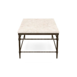 Guter Preis Weinlese-Metallrahmen bürstete kleinen modernen MessingCouchtisch mit Crystal Stone Veneer Top Online