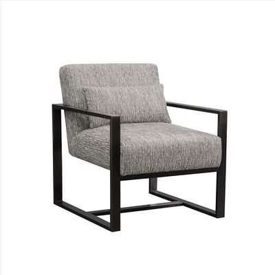 Guter Preis Schwarzer Edelstahl-gelegentliche Luxuswohnzimmer-Stühle Online