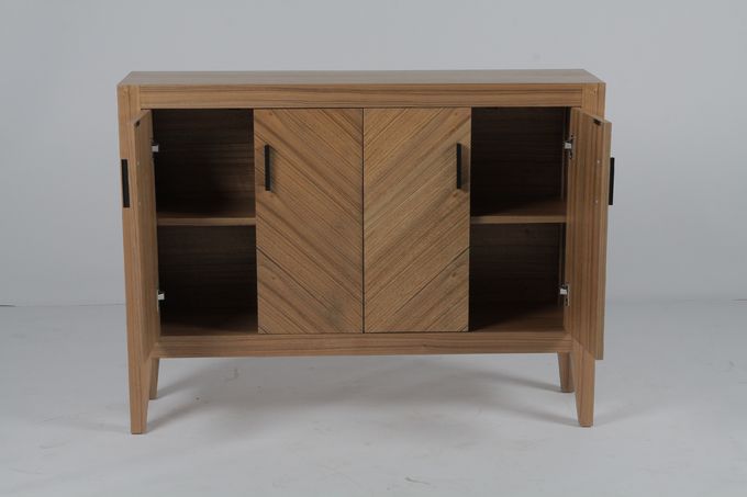 Moderne Art-Esszimmer-Möbel-Küchenschrank-festes Holz 2