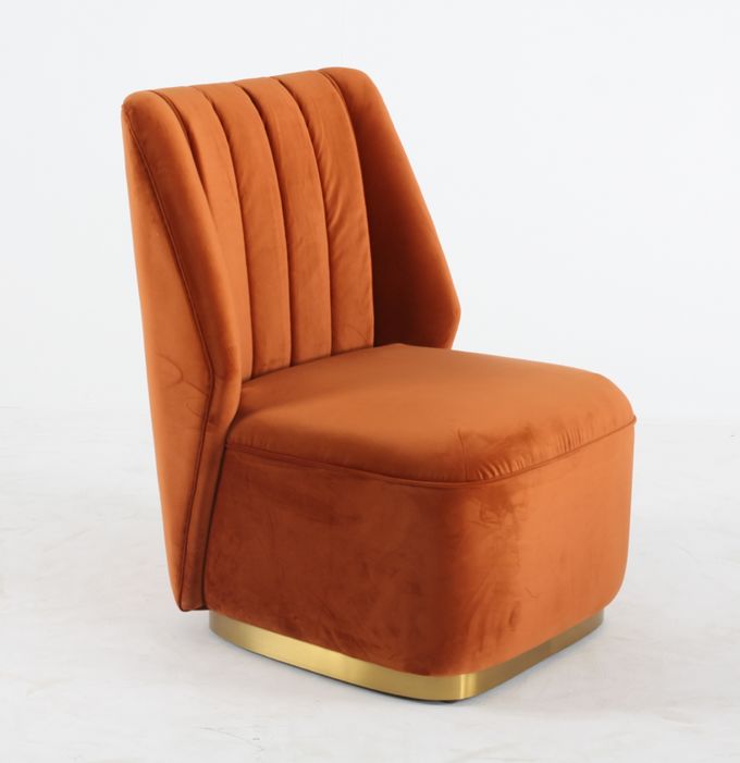 Wohnzimmer-einzelner Samt moderner Sofa Chair Modern And Luxury 3