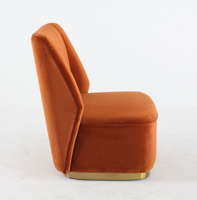 Wohnzimmer-einzelner Samt moderner Sofa Chair Modern And Luxury 2