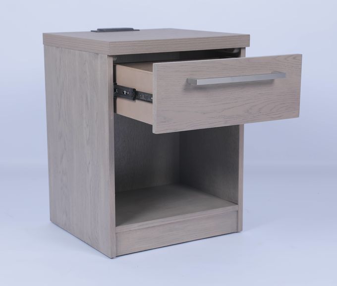 Kundenspezifisches Nachtstand-Nachttisch-Holz-u. Marmormaterial 0