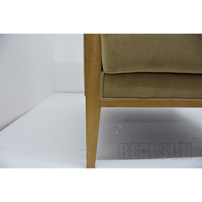 Goldene antike Arm-Möbel-Esszimmer-Stühle, moderne bequeme einzelne Couch 0