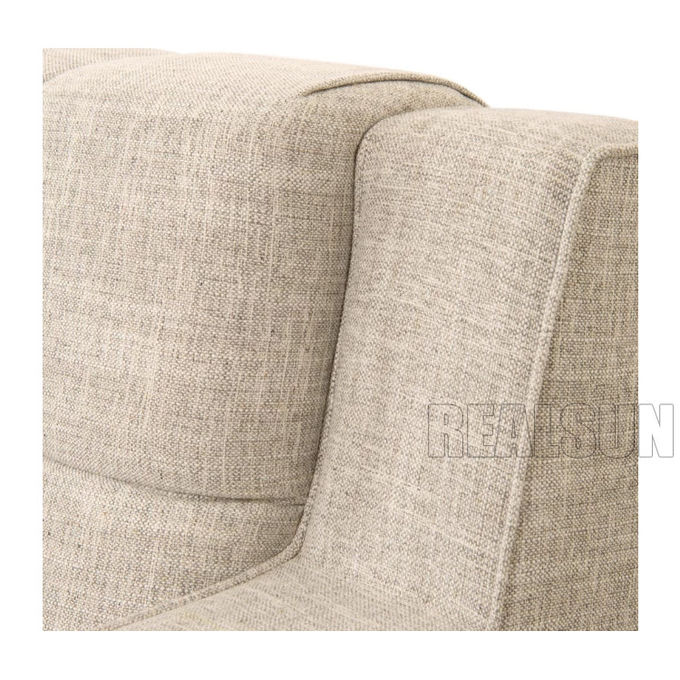 Im amerikanischen Stil Wohnzimmer Sofa Featuring Button Tufted Seat zurück mit bequemem tiefem Seat 0