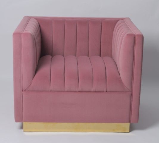 Kundenspezifisches Farbsamt-Gewebe Sofa Living Room Furniture Armchair 2