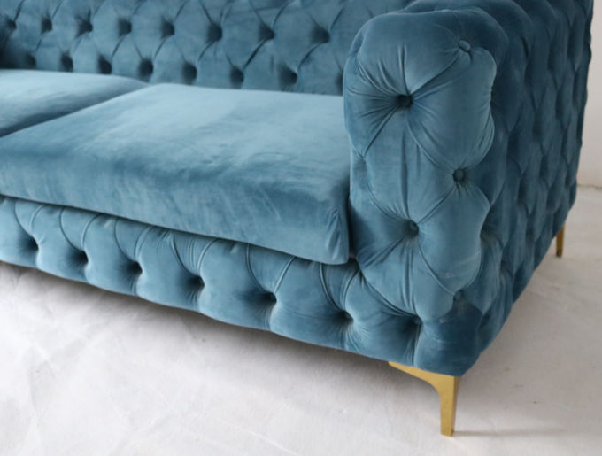 220*85*75cm europäisches modernes Chesterfield Sofa Set 3