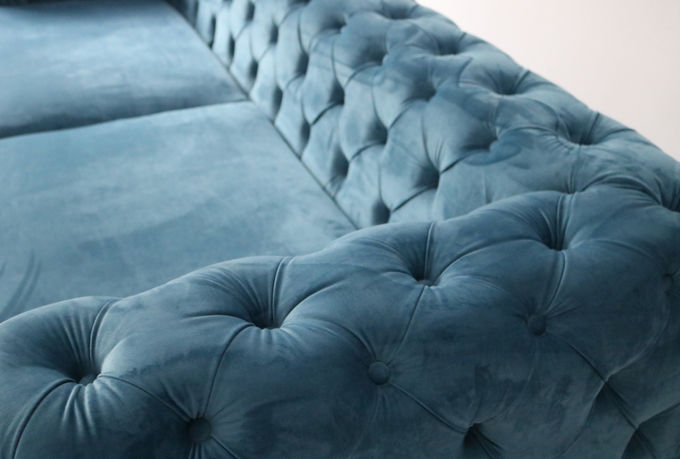 220*85*75cm europäisches modernes Chesterfield Sofa Set 2