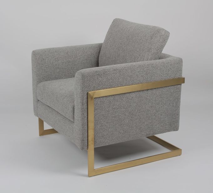 Im amerikanischen Stil Wohnzimmer-Sofa Gray Fabrics 83*75*85CM 2
