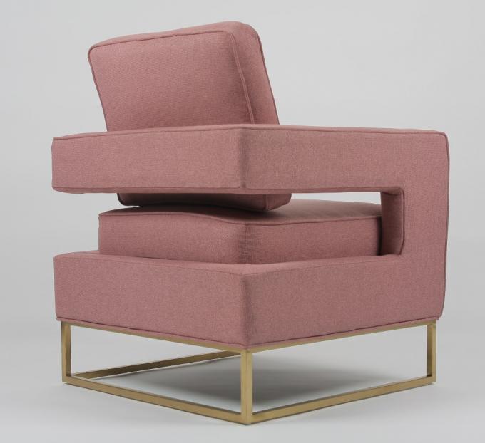 Gelegentlicher Stuhl des rosa modernen Wohnzimmer-0.47cbm 3