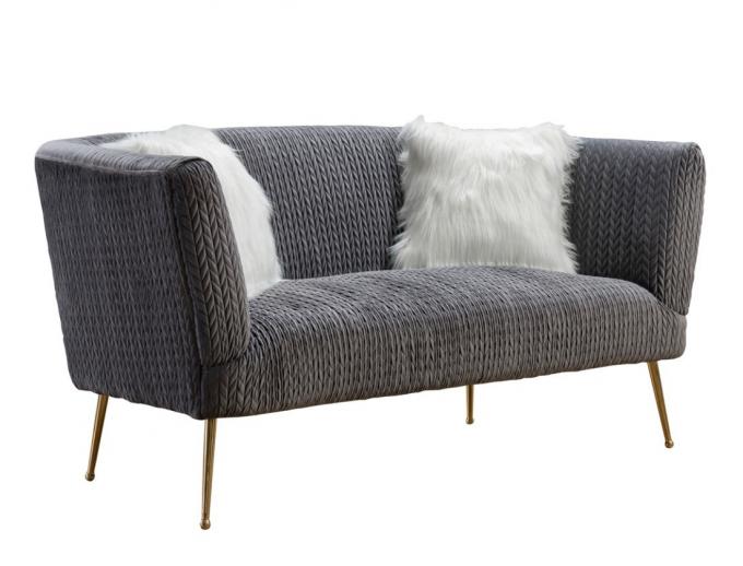 Modernes Gewebe-Wohnzimmer-Sofa der Möbel-2 der Sitzh74cm 4