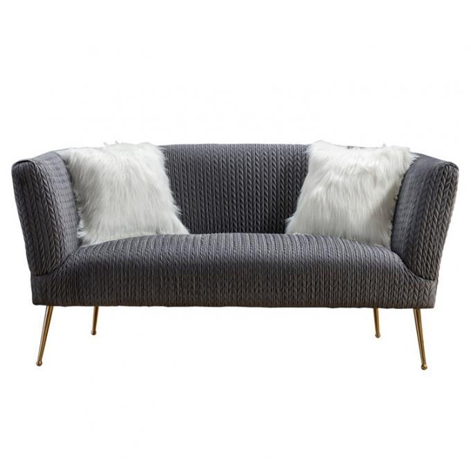 Modernes Gewebe-Wohnzimmer-Sofa der Möbel-2 der Sitzh74cm 3
