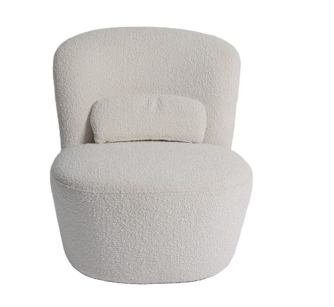 Einzelner beige Samt-Lehnsessel-modernes Gewebe Sofa Chair 75*82*70cm 0