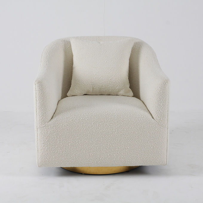 Ausgebreitetes modernes Wohnzimmer Sofa White Stainless Steel 4