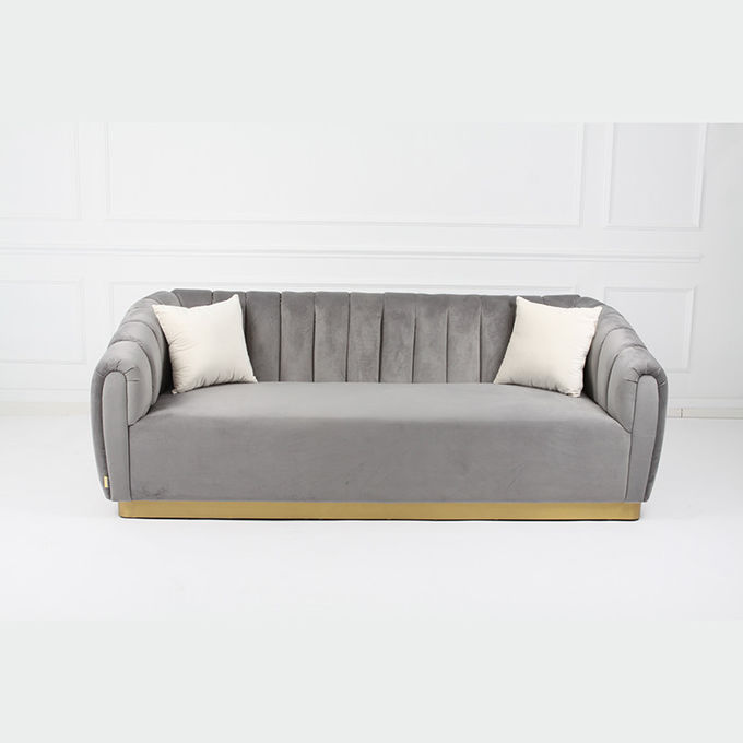 Wohnzimmer-Freizeit-Samt langer Sofa American Style Modern 1