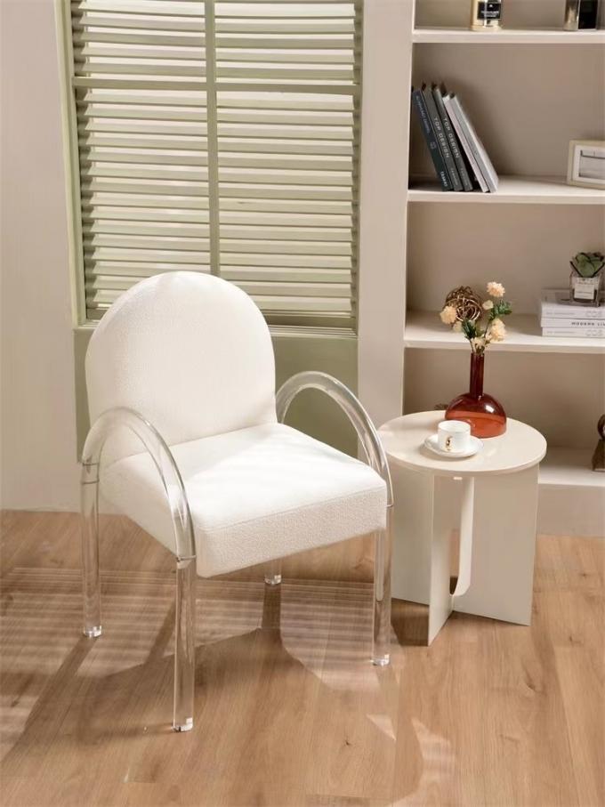 Zeitgenössisches Esszimmer-Stuhl-acrylsauerlicht-Luxushauptdekor 2