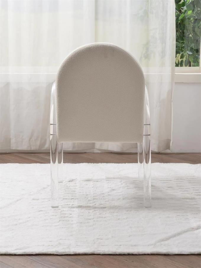 Zeitgenössisches Esszimmer-Stuhl-acrylsauerlicht-Luxushauptdekor 3