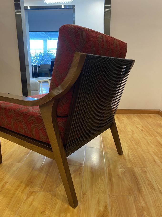 festes hölzernes bequemes funiture Hotel appartement moderne Art longue Stuhls 1