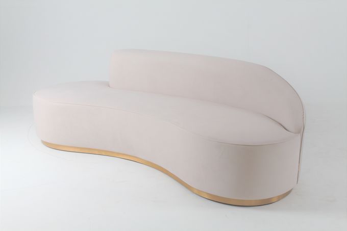 Wohnzimmer gebogener Sofa Chair Recliner Italian Modern-Entwurf 3