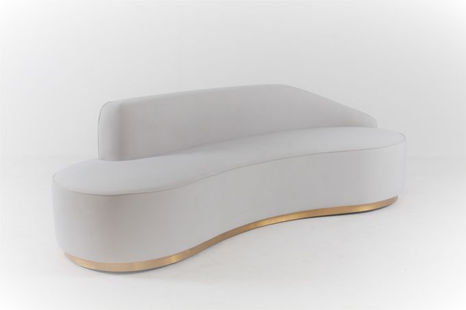 Wohnzimmer gebogener Sofa Chair Recliner Italian Modern-Entwurf 1